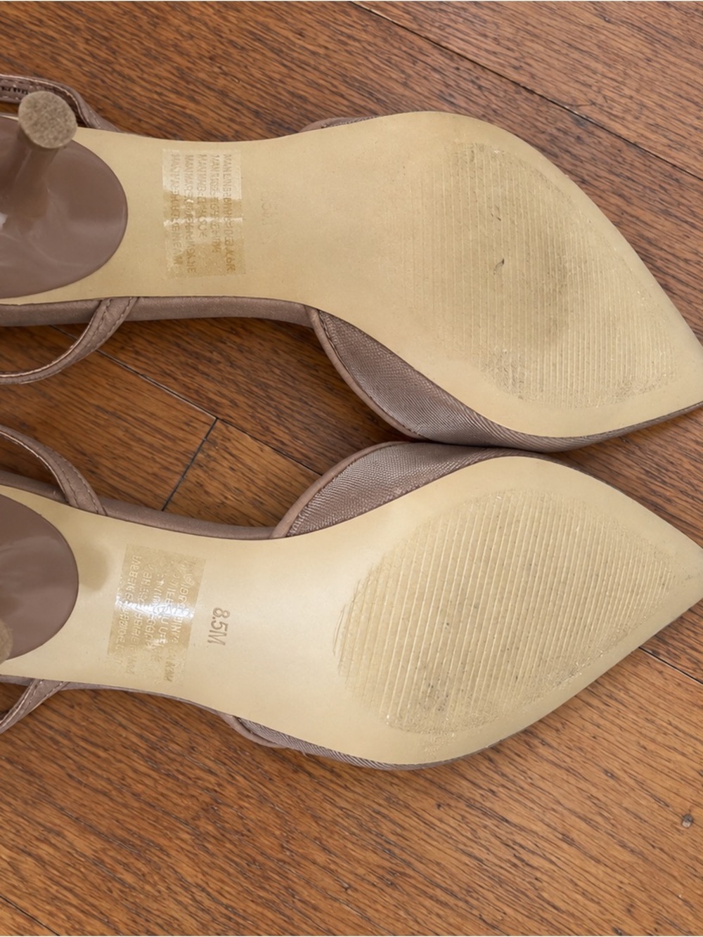 Steve Madden Mesh Pointed Toe Heels Size 8.5 - Picture 4 of 5